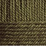 Популярная, цвет 13 хаки ООО Пехорский текстиль 50% импортная шерсть, 45% акрил, 5% акрил высокообъемный, длина в мотке 133 м.