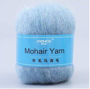 Menca Mohair Yarn цвет 09 Menca 50% мохер, 30% нейлон, 20% шерсть,длина в мотке 615 м.