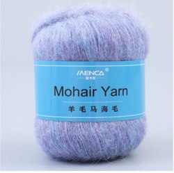 Menca Mohair Yarn цвет 31 Menca 50% мохер, 30% нейлон, 20% шерсть,длина в мотке 615 м.