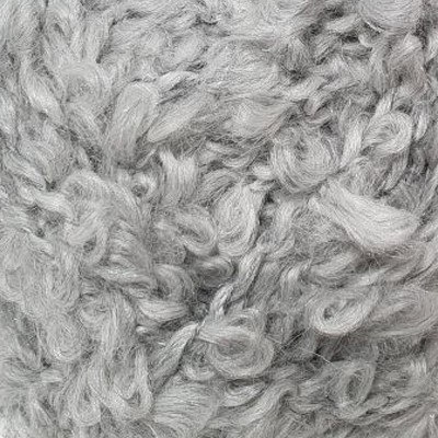 Пехорка Буклированная цвет 08 светло серый ООО Пехорский текстиль 30% мохер, 20% шерсть, 50% акрил, длина 220м в мотке