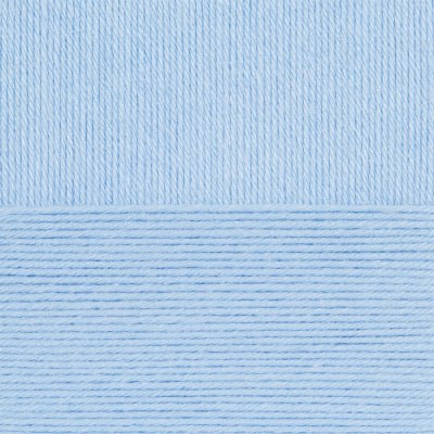 Детский каприз теплый цвет 05 голубой ОСТАТОК 5 мотков!!! ООО Пехорский текстиль 50% шерсть мериноса, 50% фибра, длина в мотке 250 м.