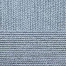Деревенская, цвет 39 серо голубой ООО Пехорский текстиль 100% полугрубая шерсть, длина в мотке 250 м.