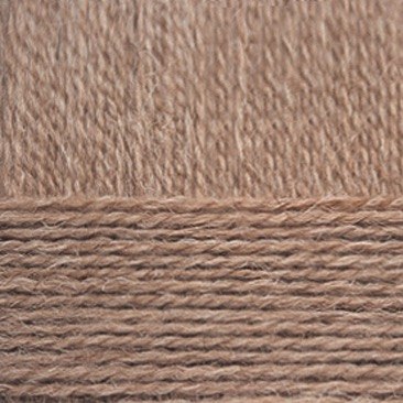 Деревенская, цвет 388 темная верба ООО Пехорский текстиль 100% полугрубая шерсть, длина в мотке 250 м.