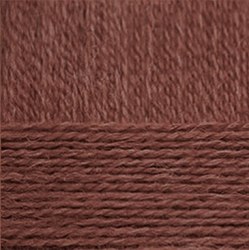 Деревенская, цвет 513 кора ООО Пехорский текстиль 100% полугрубая шерсть, длина в мотке 250 м.