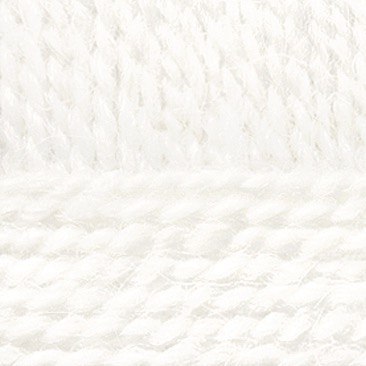 Осенняя, цвет 01 белый ООО Пехорский текстиль 25% шерсть, 75% полиакрилонитрил, длина в мотке 150м.