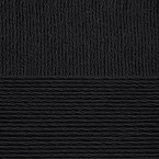 Пехорка Хлопок натуральный 425м., цвет 02 черный ООО Пехорский текстиль 100% хлопок, длина в мотке 150м.