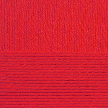 Пехорка Хлопок натуральный 425м., цвет 06 красный ООО Пехорский текстиль 100% хлопок, длина в мотке 150м.