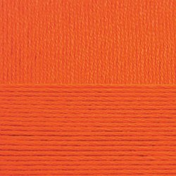 Пехорка Хлопок натуральный 425м., цвет 284 оранжевый ООО Пехорский текстиль 100% хлопок, длина в мотке 150м.