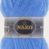 Nako Mohair Delicate цвет 6120 голубой Nako 5% мохер, 10% шерсть, 85% акрил. Моток 100 гр. 500 м.