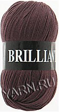 Vita Brilliant цвет 4953 коричневый Yarn Art 45% шерсть ластер, 55% акрил, длина в мотке 380 м.