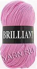 Vita Brilliant цвет 4956 розовый Yarn Art 45% шерсть ластер, 55% акрил, длина в мотке 380 м.