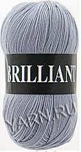 Vita Brilliant цвет 4963 серый Yarn Art 45% шерсть ластер, 55% акрил, длина в мотке 380 м.