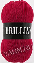 Vita Brilliant цвет 4968 ягодный Yarn Art 45% шерсть ластер, 55% акрил, длина в мотке 380 м.