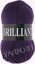 Vita Brilliant цвет 4977 баклажан Yarn Art 45% шерсть ластер, 55% акрил, длина в мотке 380 м.