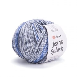 Yarn Art Jeans Splash цвет 947 Yarn Art 55% хлопок, 45% акрил, длина в мотке 160 м.