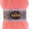 Nako Mohair Delicate цвет 6138 персик Nako 5% мохер, 10% шерсть, 85% акрил. Моток 100 гр. 500 м.