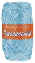 Пряжа рукодельница цвет 25 голубой Лама Урал 100% полипропилен, длина 200 м в мотке