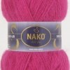 Nako Mohair Delicate цвет 6141 фуксия Nako 5% мохер, 10% шерсть, 85% акрил. Моток 100 гр. 500 м.
