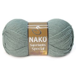 Nako Superlambs Special цвет 1631 фисташка Nako 49% шерсть, 51% акрил, длина в мотке 200 м.