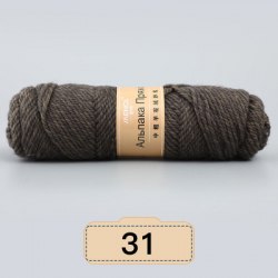 Menca Alpaca Wool Yarn цвет 31 болотный Menca 30% шерсть альпаки, 45% овечья шерсть, 25% акрил,длина в мотке 125 м.