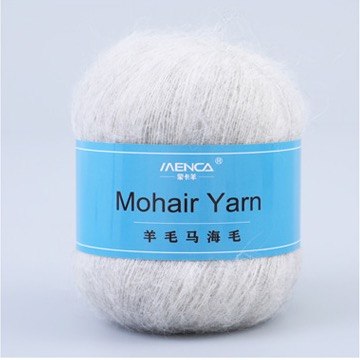 Menca Mohair Yarn цвет 05 Menca 50% мохер, 30% нейлон, 20% шерсть,длина в мотке 615 м.