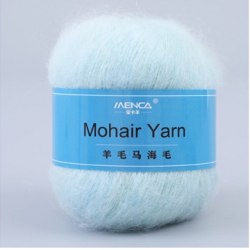 Menca Mohair Yarn цвет 07 Menca 50% мохер, 30% нейлон, 20% шерсть,длина в мотке 615 м.