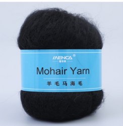 Menca Mohair Yarn цвет 10 Menca 50% мохер, 30% нейлон, 20% шерсть,длина в мотке 615 м.