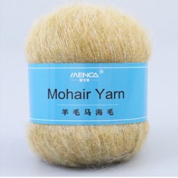 Menca Mohair Yarn цвет 26 Menca 50% мохер, 30% нейлон, 20% шерсть,длина в мотке 615 м.