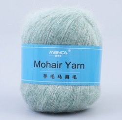 Menca Mohair Yarn цвет 28 Menca 50% мохер, 30% нейлон, 20% шерсть,длина в мотке 615 м.