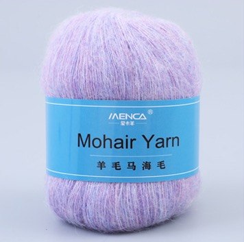 Menca Mohair Yarn цвет 30 Menca 50% мохер, 30% нейлон, 20% шерсть,длина в мотке 615 м.