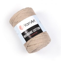 Yarn Art Macrame Cotton цвет 753 бежевый Yarn Art 80% хлопок, 20% полиэстер, длина в мотке 225 м.