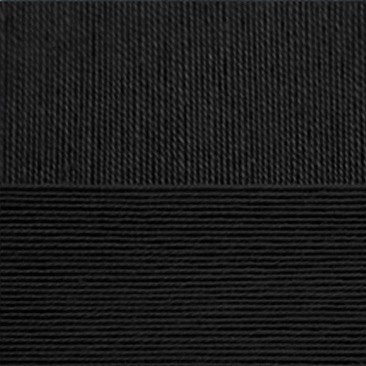 Пехорка Ажурная, цвет 02 черный ООО Пехорский текстиль 100 % мерсеризованный , длина в мотке 280 м.