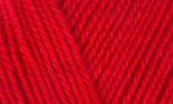 Кроссбред Бразилии, цвет 06 красный ООО Пехорский текстиль 50% шерсть мериноса, 50% акрил, длина 500м в мотке