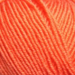 Носочная цвет 396 настурция ООО Пехорский текстиль 50% шерсть, 50% акрил, длина 200 м в мотке