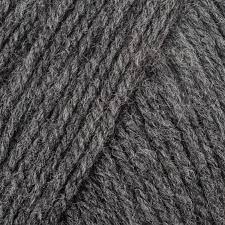 Носочная цвет 446 темно серый ООО Пехорский текстиль 50% шерсть, 50% акрил, длина 200 м в мотке