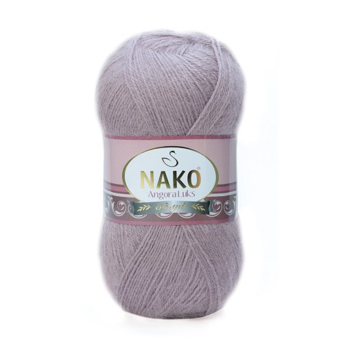 Nako Angora Luks цвет 10155 Nako 5% мохер, 15 % шерсть, 80% премиум акрил, длина в мотке 550 м.
