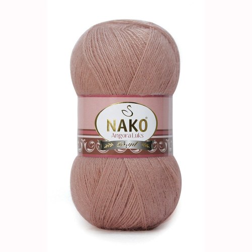 Nako Angora Luks цвет 11054 Nako 5% мохер, 15 % шерсть, 80% премиум акрил, длина в мотке 550 м.