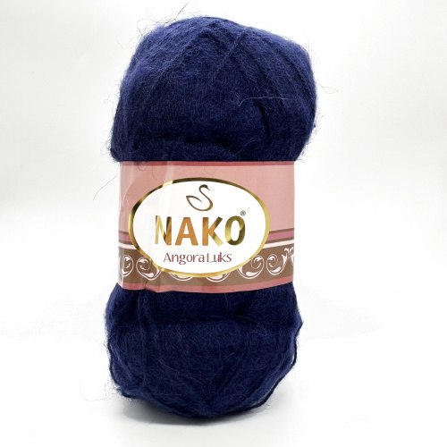 Nako Angora Luks цвет 11458 Nako 5% мохер, 15 % шерсть, 80% премиум акрил, длина в мотке 550 м.