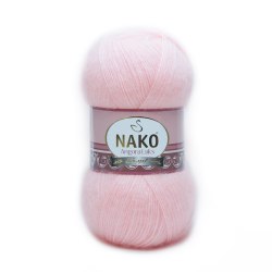 Nako Angora Luks цвет 11502 Nako 5% мохер, 15 % шерсть, 80% премиум акрил, длина в мотке 550 м.