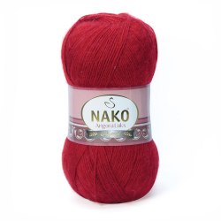 Nako Angora Luks цвет 1175 Nako 5% мохер, 15 % шерсть, 80% премиум акрил, длина в мотке 550 м.