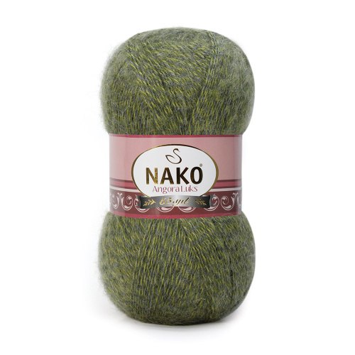 Nako Angora Luks цвет 21358 Nako 5% мохер, 15 % шерсть, 80% премиум акрил, длина в мотке 550 м.