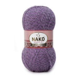 Nako Angora Luks цвет 21360 Nako 5% мохер, 15 % шерсть, 80% премиум акрил, длина в мотке 550 м.
