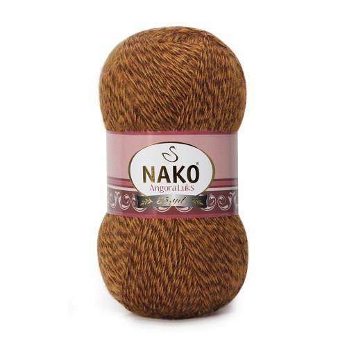 Nako Angora Luks цвет 21361 Nako 5% мохер, 15 % шерсть, 80% премиум акрил, длина в мотке 550 м.