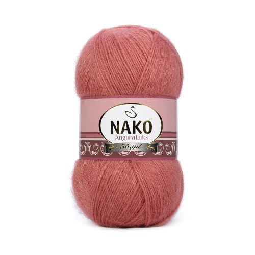 Nako Angora Luks цвет 2574 Nako 5% мохер, 15 % шерсть, 80% премиум акрил, длина в мотке 550 м.
