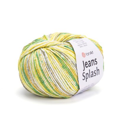 Yarn Art Jeans Splash цвет 940 Yarn Art 55% хлопок, 45% акрил, длина в мотке 160 м.