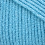 Yarn Art Jeans цвет 33 голубой неон Yarn Art 55% хлопок, 45% акрил, длина в мотке 160 м.