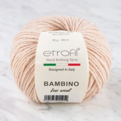 Etrofil Bambino Lux Wool цвет 70077 Etrofil 60% шерсть мериноса, 40% акрил, длина в мотке 160 м.