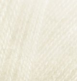 Alize Angora Real 40 цвет 01 кремовый Alize 40% шерсть, 60% акрил, длина 480м в мотке