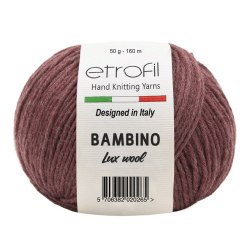 Etrofil Bambino Lux Wool цвет 70314 Etrofil 60% шерсть мериноса, 40% акрил, длина в мотке 160 м.