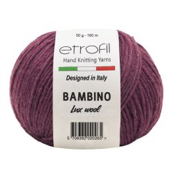 Etrofil Bambino Lux Wool цвет 70316 Etrofil 60% шерсть мериноса, 40% акрил, длина в мотке 160 м.